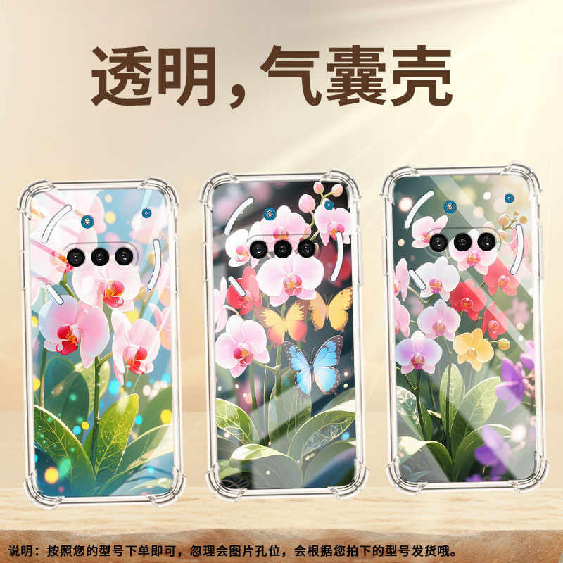 适用NothingPhone3APro手机壳Phone3A防摔蝴蝶兰四角防摔PhoneCMF2Pro中国风NothingPhone3硅胶保护套