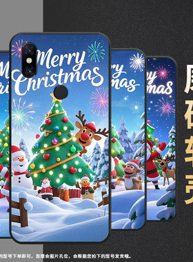 适用小米5手机壳防摔XiaomiA3耐磨MCE16全包边A2Lite硅胶M1804E4A圣诞老人Max2商务POCOF2Pro轻薄保护套