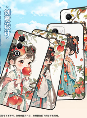 适用OPPOA5手机壳CPH2735防摔0pp0K12s全包边F29保护套PKT110耐磨OPPOFindX8S硅胶OPPOR7s商务吃苹果女孩