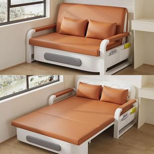 单人沙发床折叠两用2024年新款 小户型折叠床阳台多功能简易单人床