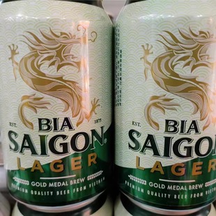 Lager啤酒整箱原装 Saigon 精酿 24罐 越南西贡整箱拉格啤酒330ml