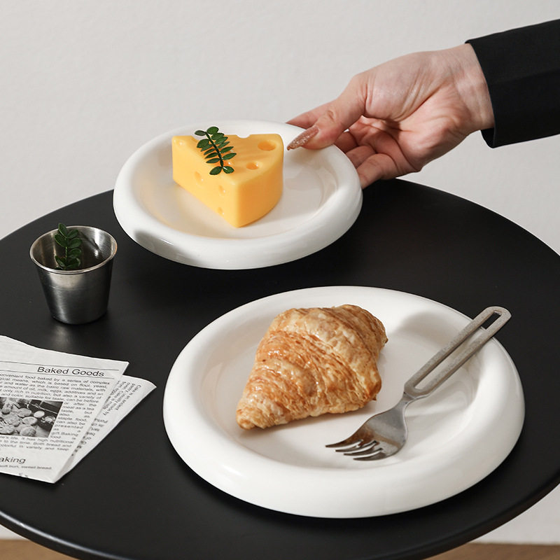 陶瓷早餐盘ins网红盘高级甜品蛋糕盘首饰盘收纳盘餐盘点心盘餐具