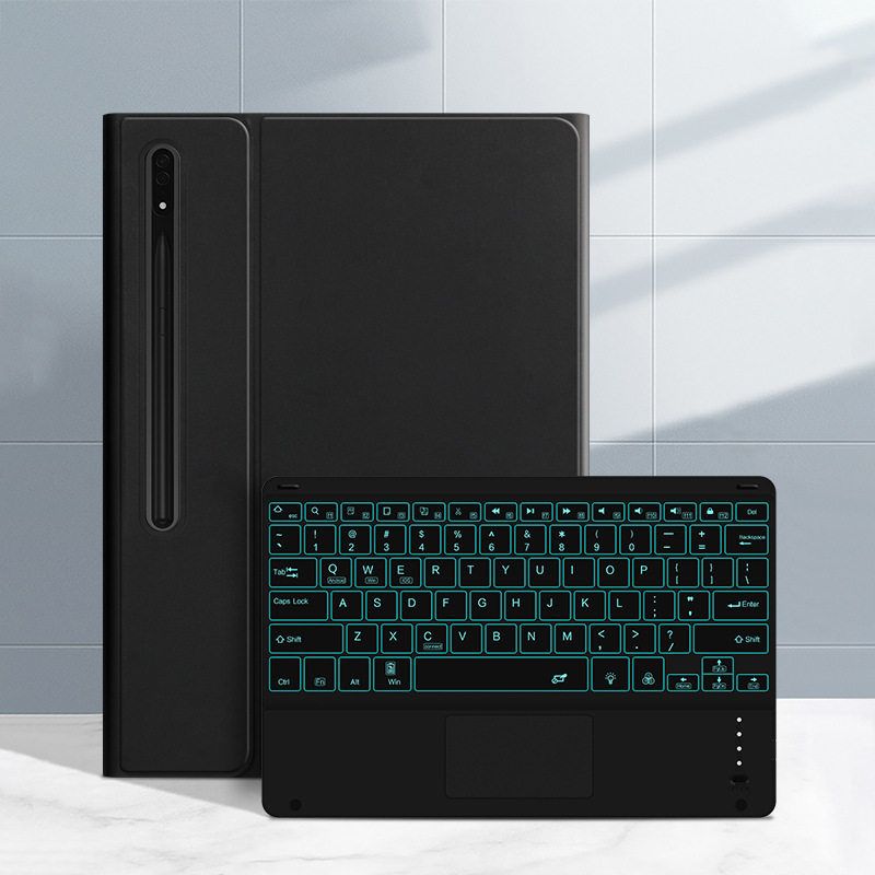 适用三星s10ultra14.6平板保护套a9plus软壳s6lite蓝牙键盘a8笔槽