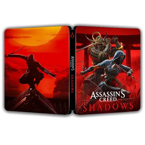 游戏 刺客信条 影 游戏铁盒 无光碟 适用PS4/PS5