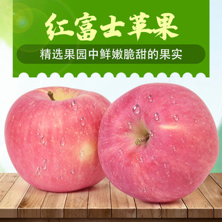 产地直销陕西乾县红富士苹果新鲜红富士自家种植口感脆甜爽口多汁