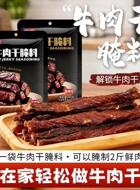 韩小欠牛肉干腌料风干牛肉干家用自制五香麻辣手撕肉干腌料调味料