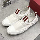 透气小白鞋 软面软底小牛皮休闲皮鞋 男 网红真皮懒人鞋 香港潮牌男鞋