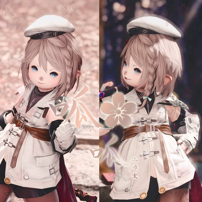 [던헤어] FF14 리치우먼헤어 던브레이드 FF14 헤어 FF14 헤어스타일 리치우먼헤어 남여공용