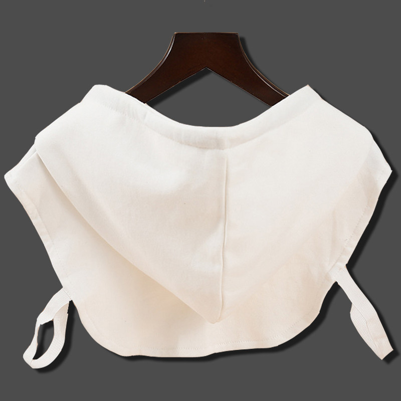 秋冬季纯棉假领卫衣帽大号帽子假领子内搭连帽男女通用装饰假帽领