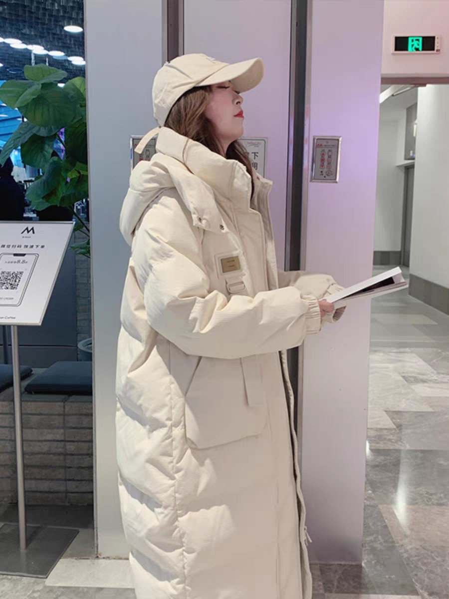 oversize面包服羽绒棉衣棉服女冬季外套中长款厚棉袄2023年新款潮