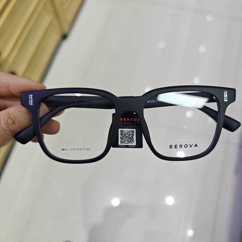 施洛华眼镜框男近视女潮张艺兴同款黑框素颜显瘦防蓝光眼镜SF623