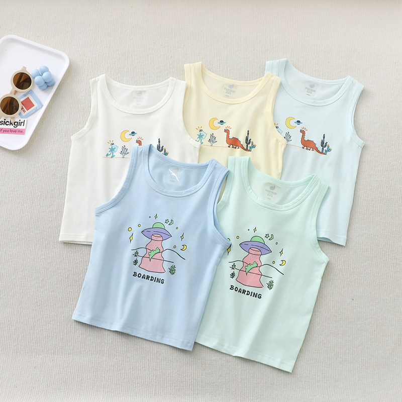 夏季男款棉莫背心打底内穿宝宝上衣家居可外穿,童装/婴儿装/亲子装,背心吊带,淘宝优惠券,粉丝福利购,淘宝优惠卷