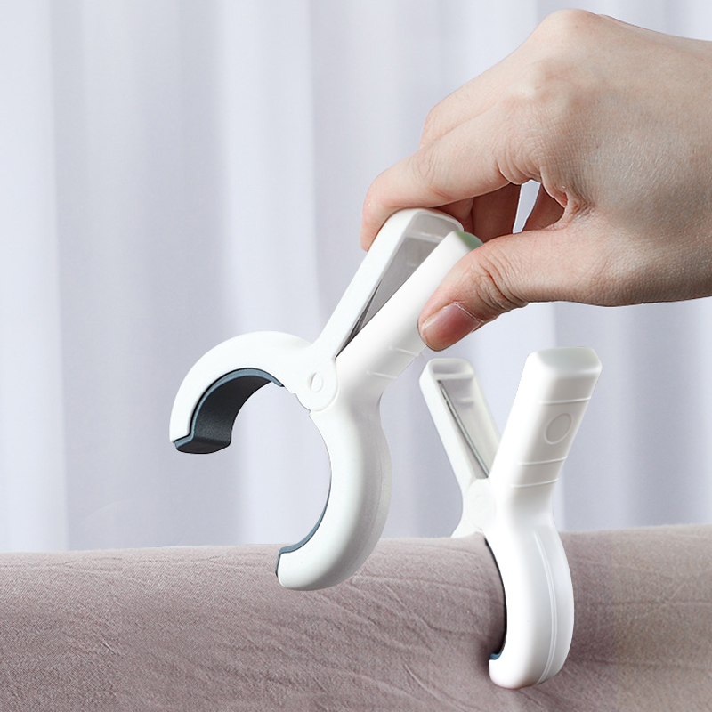 夹子晾衣夹强力防风晒被子塑料无痕被夹晾床单固定器晾衣服夹卡扣