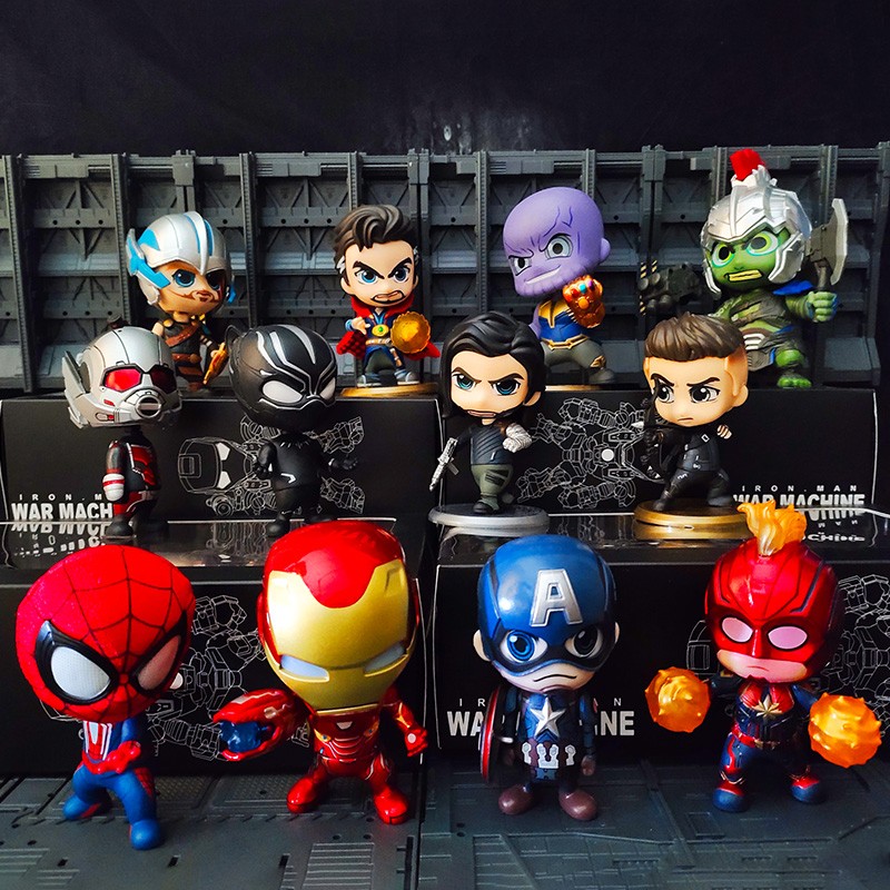 现货复仇者钢铁蜘蛛侠美队死侍