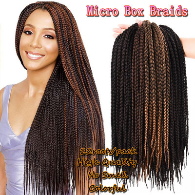 Ombre Kanekalon雷鬼三股辫脏辫非洲编发Synthetic Braiding Hair