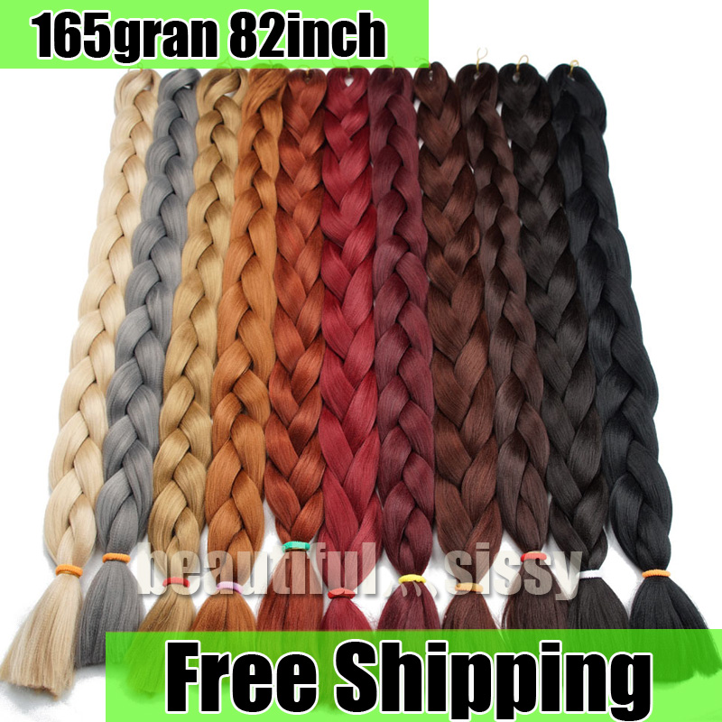 Ombre Kanekalon Synthetic jumbo Braiding Hair xpression