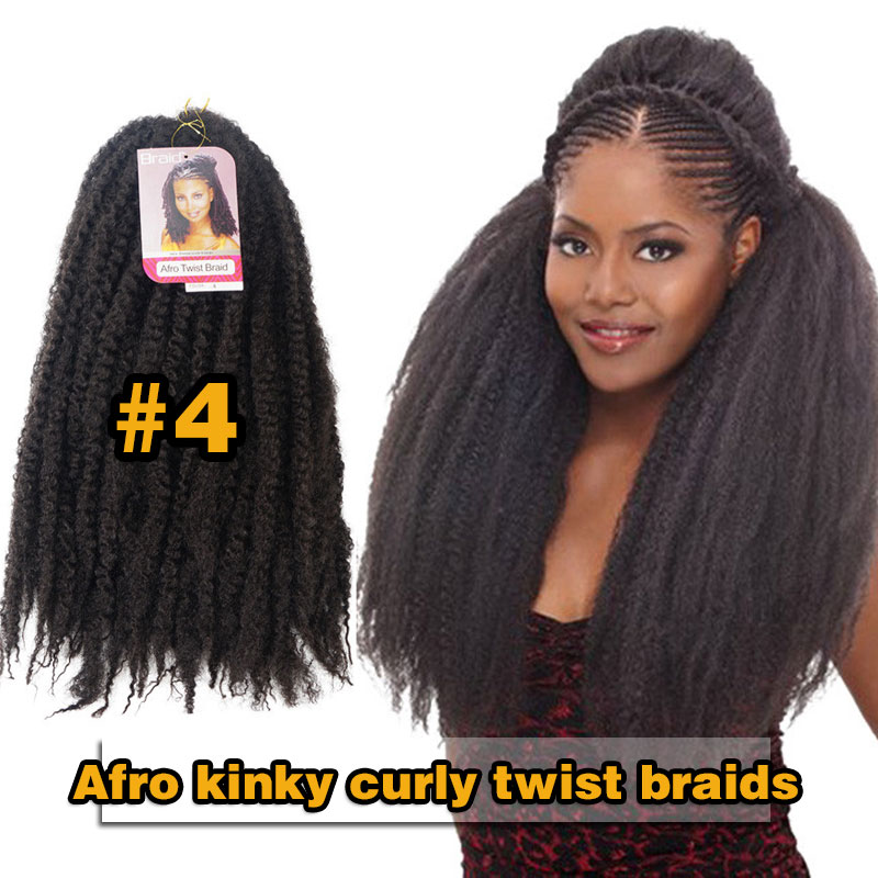 非洲脏辫假发Afro kinky curly twist braids Marley braid hair