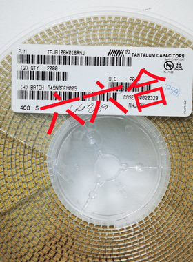 实拍现货TPSB106M016R0500  16V10UF106C3528AVX贴片钽电容原装B