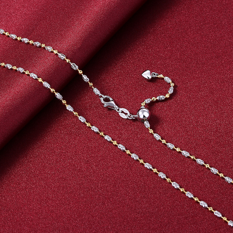 可调节意大利进口双色银链EXL126