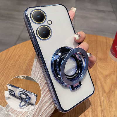 vivoy35+硅胶透明电镀手机壳