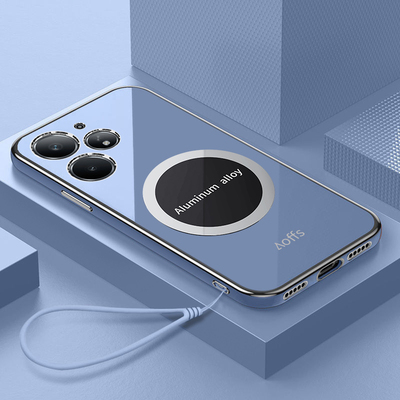 真我neo7turbo超薄电镀磁吸壳