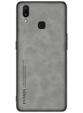 vivoX21羊巴皮复古手机壳轻奢