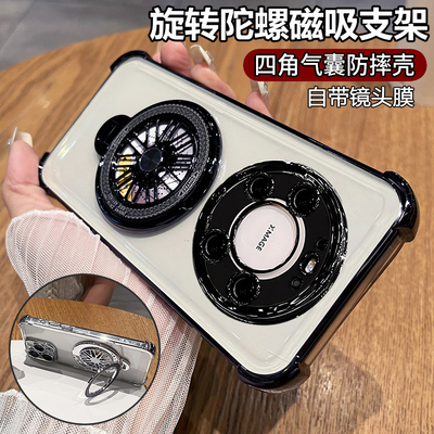 适用华为mate80promax手机壳mete80pro透明m80保护软硅胶套max自带镜头膜全包气囊防摔mt男女meta新款por支架