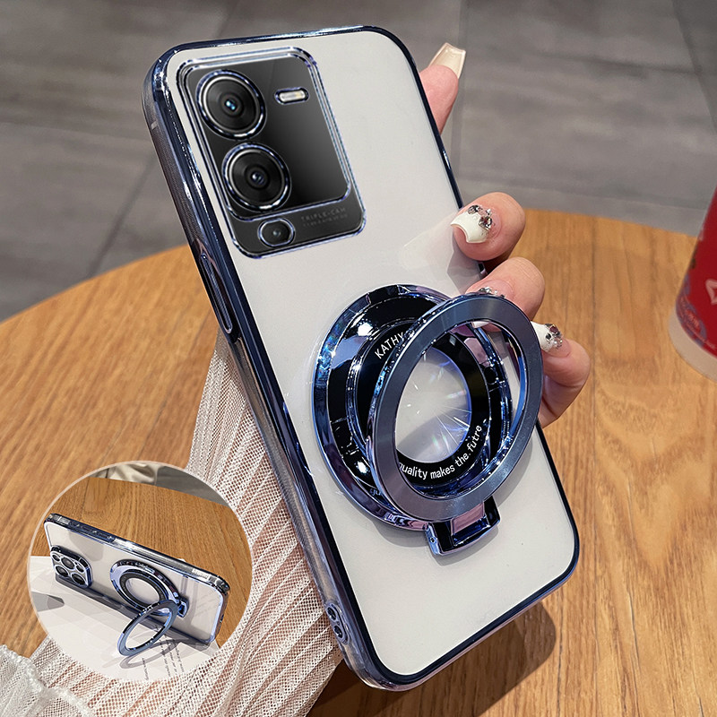 vivoS15硅胶透明电镀手机壳