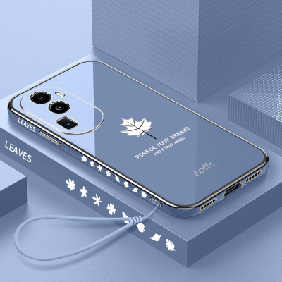 opporeno10硅胶枫叶手机壳简约