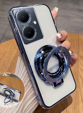 适用vivoy78+手机壳vivo透明保护y78十硅胶套全包防摔V2271A软壳voviy超薄vovoy丫viviy男女viv0新款带支架曲