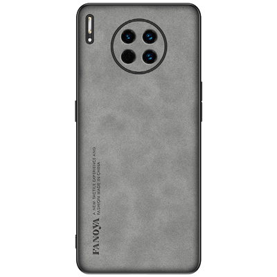 华为mate30羊巴皮复古手机壳轻奢