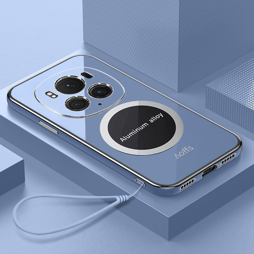 荣耀magic6硅胶简约手机壳磁吸