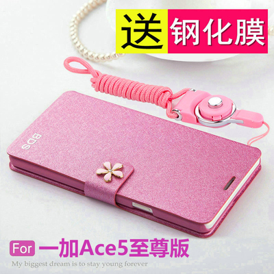 适用一加ace5至尊版手机壳1加aec5竞速翻盖保护皮套PLC110全包防摔硅胶软壳PLF磨砂男女十oppo新款带挂绳支架