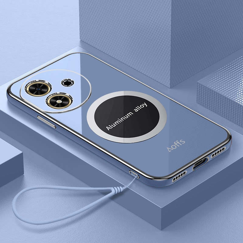 荣耀畅玩50硅胶简约手机壳磁吸