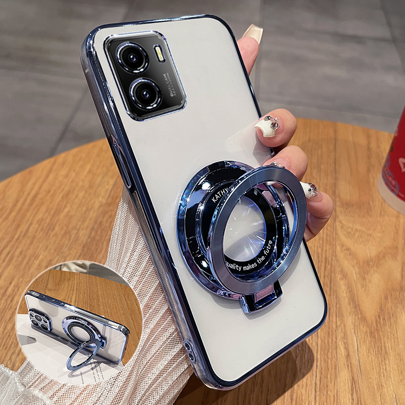 iqoou5x硅胶透明电镀手机壳