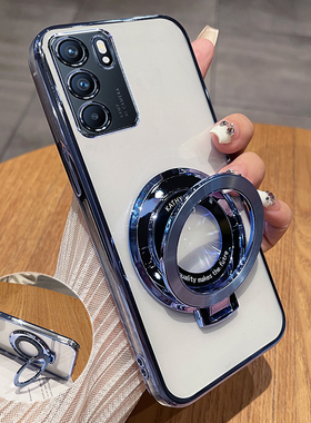 适用opporeno6手机壳reno6pro透明5G保护硅胶套oppo全包防摔软壳opopreno男女潮opporeon新款reon带支架65g高