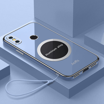 小米8硅胶简约手机壳磁吸