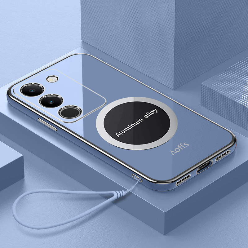 vivos17t硅胶简约手机壳磁吸