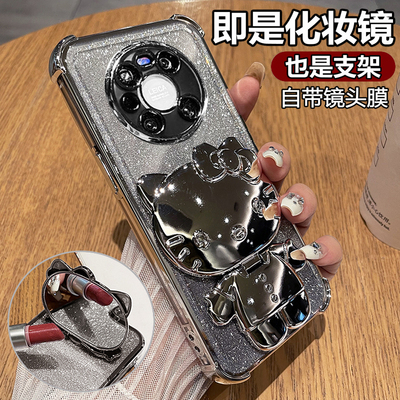 华为鼎桥M40硅胶kt猫镜子手机壳