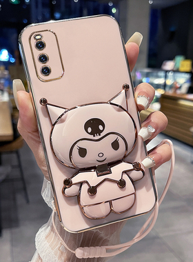 适用vivoiqooz1手机壳iqooz1x保护vivo硅胶套V1986A全包防摔2012软壳vivoiq可爱iqoo爱酷z1x5g女潮iq00带镜子