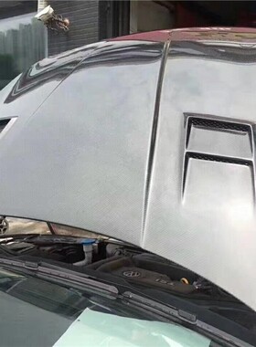 适用高尔夫7 7.5RlineGTI改装碳纤维开孔机盖Aspe PPV400款引擎盖