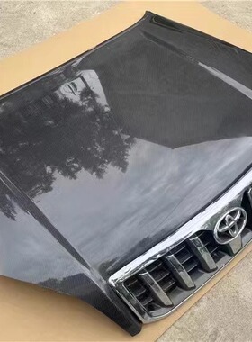 适用于丰田霸道LC120改轻量化碳纤维机盖 Prado 2700 4000引擎盖