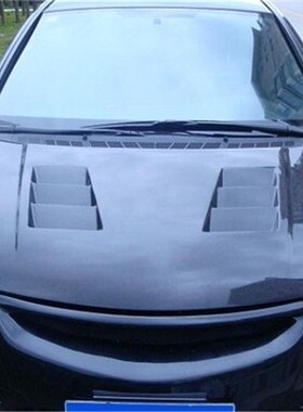 适用于本田思域FD2碳纤维机盖CIVIC改装无限款开孔引擎盖包围