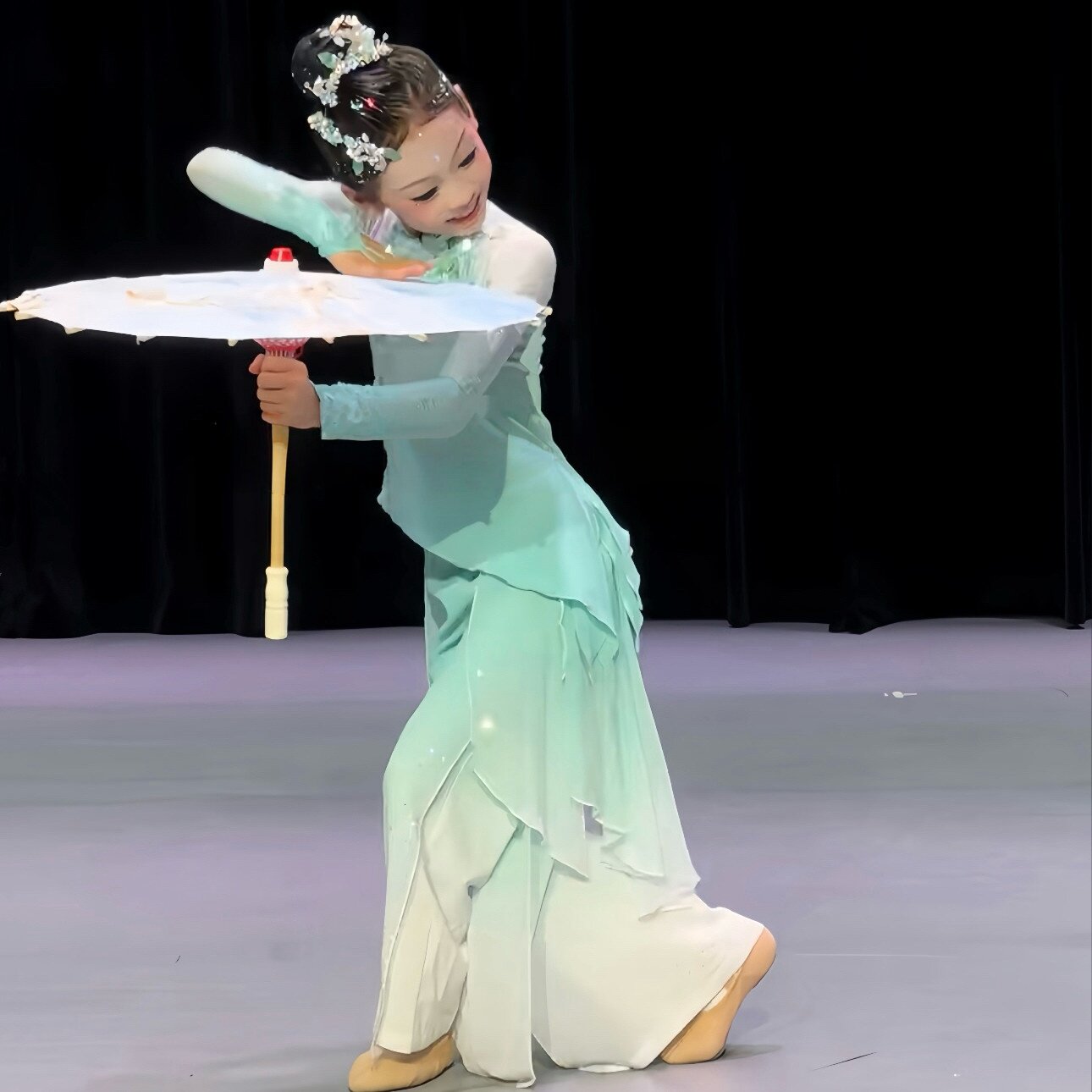 诗雨江南演出服儿童古典舞桃李杯独舞剧目晓春三月喜雨聆风舞蹈服