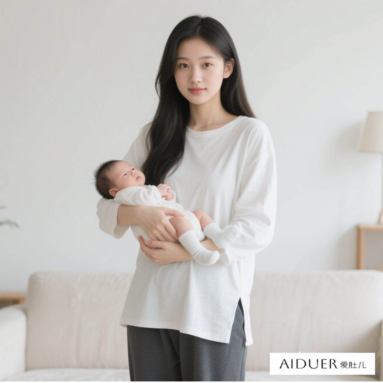 2025新款纯棉女哺乳期上衣服外出辣妈秋季可外穿潮妈秋装长袖T恤