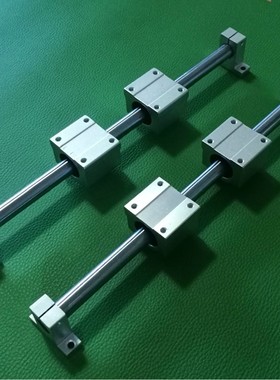 直线滑块光杆轴承座SCS8L10 12 16 20 25 30 UU