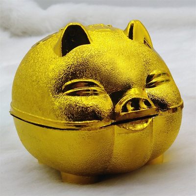 w006d6金猪存钱罐文武玩具塑料