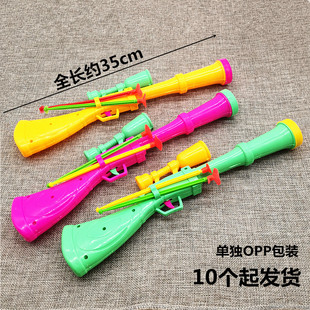 R031A儿童软弹光头强同款模型玩具枪+10起两元店多元店义乌厂家