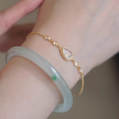 天然翡翠和颜悦色珠宝钻石18k金