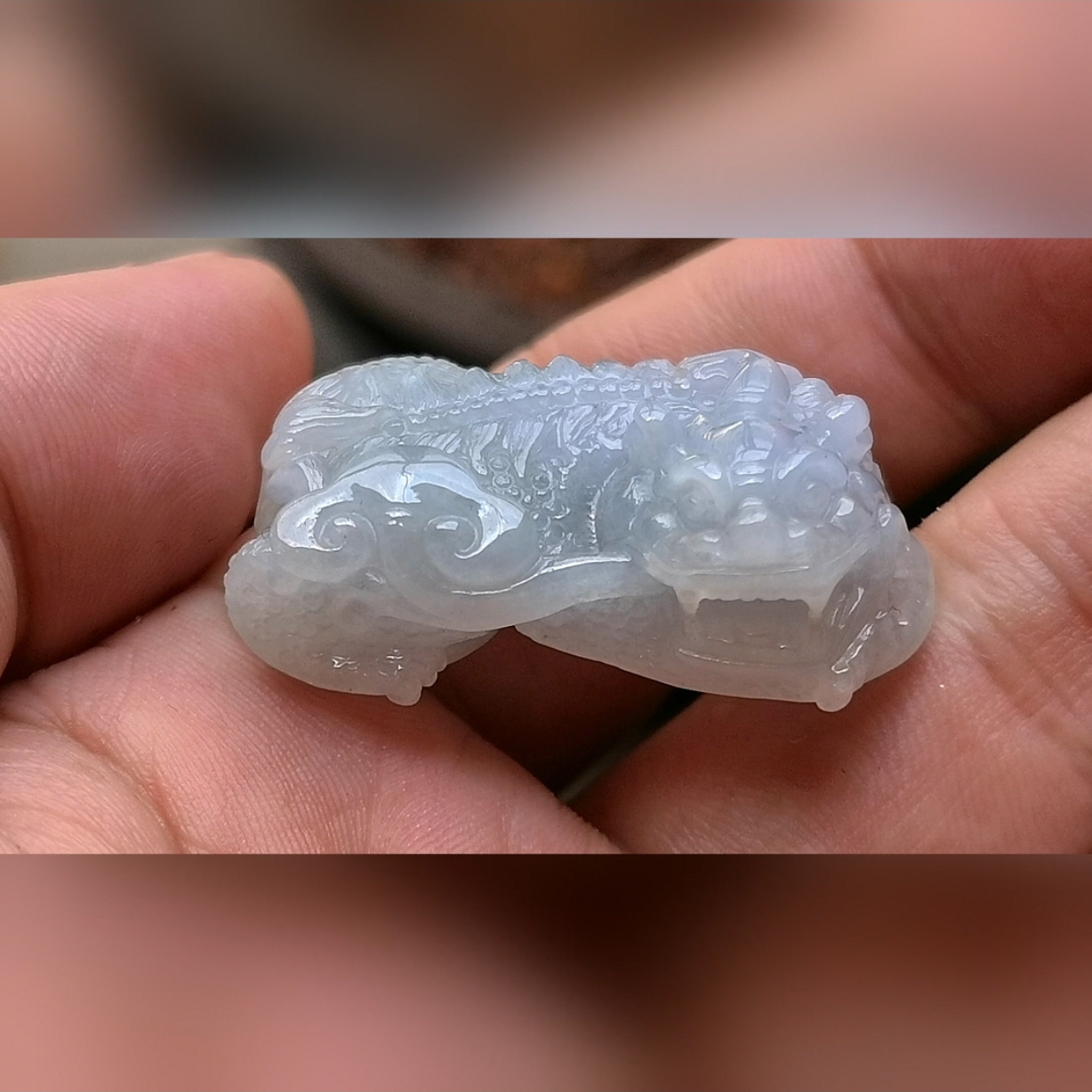 手链2873霸王翡翠貔貅手链手串玉石皮丘天然A货纯手工招财精雕